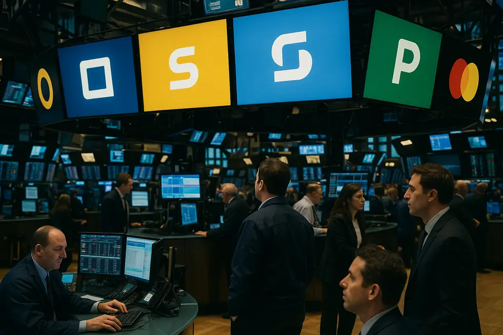 A bustling stock market floor highlighting notable FinTech deals from the week.