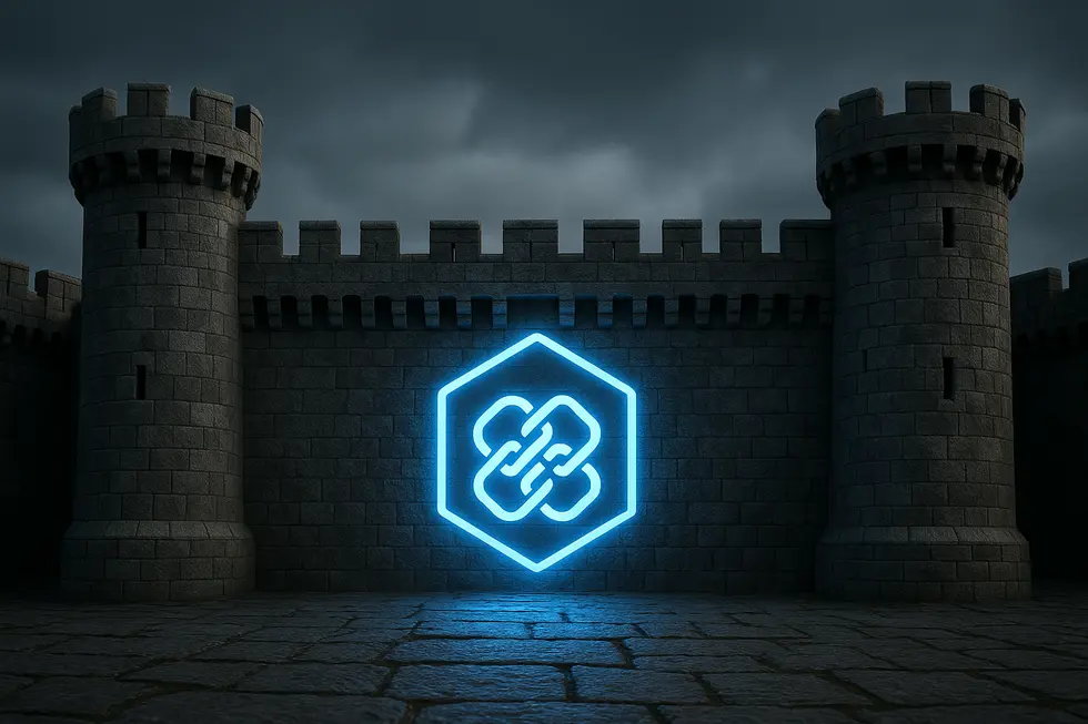 Interconnected blockchain nodes with AI integration representing recent Web3 developments.
